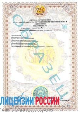 Образец сертификата соответствия (приложение) Зима Сертификат ISO 9001